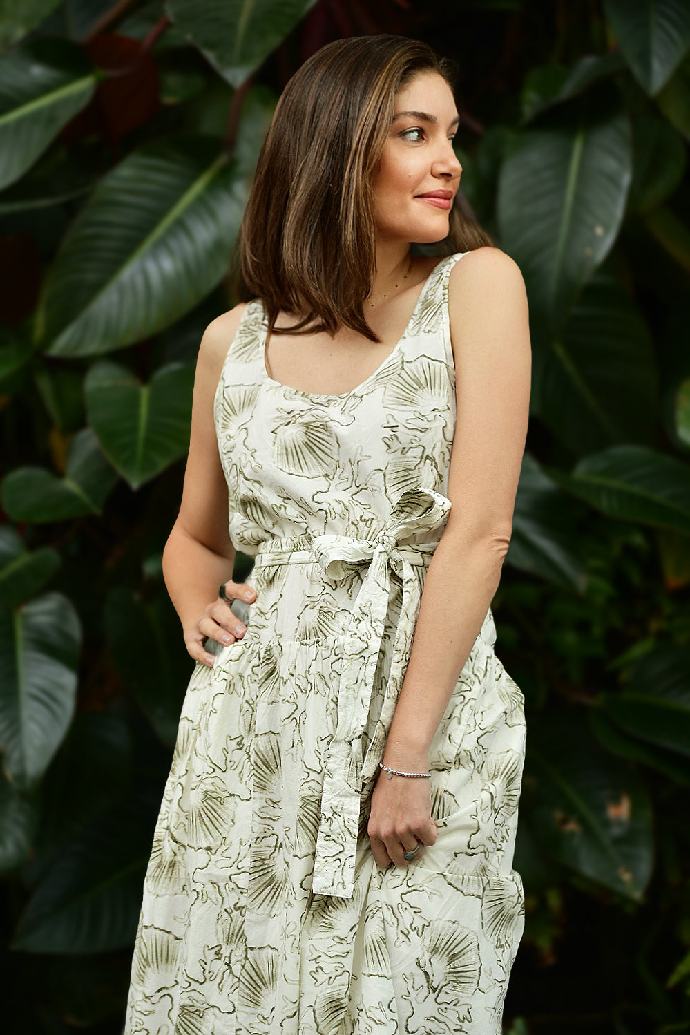 LILLA P SEASHELL  MAXI DRESS