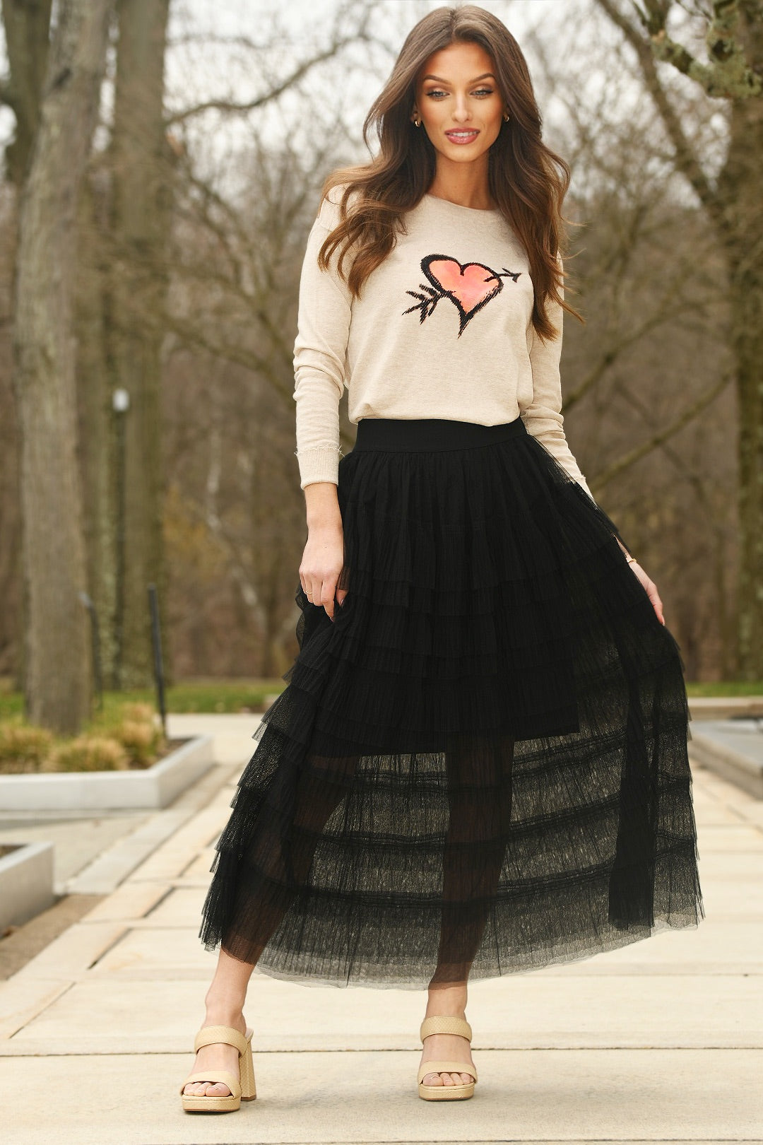ELLIOTT LAUREN TULLE SKIRT