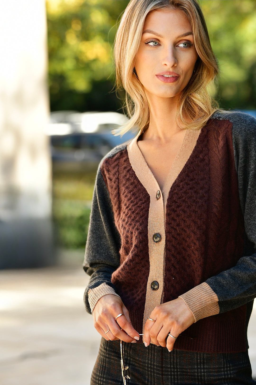 &ISLA CHOCOLATE CARDIGAN