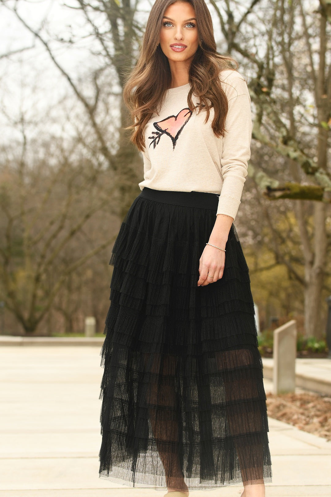 ELLIOTT LAUREN TULLE SKIRT