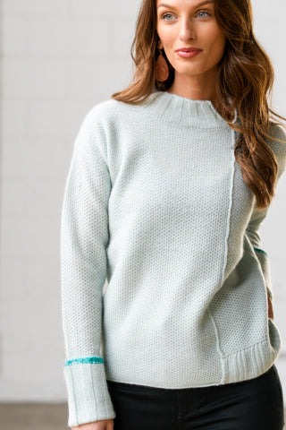 LISA TODD UPTOWN BLUE SWEATER