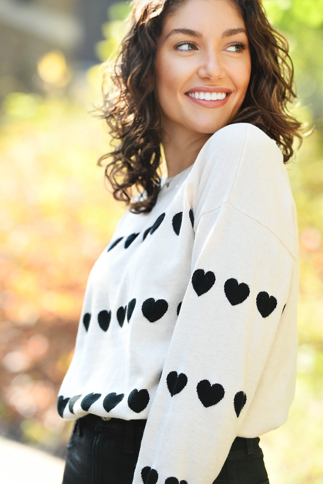 LISA TODD LOVE TRACK SWEATER