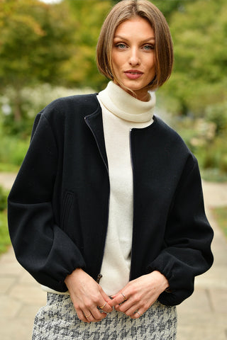 DREW VIOLETTE BLACK JACKET