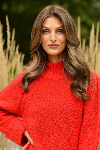 AUTUMN CASHMERE PIMENTO SWEATER