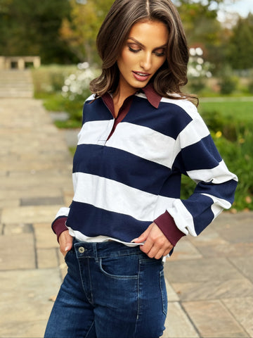 STATESIDE STRIPE POLO