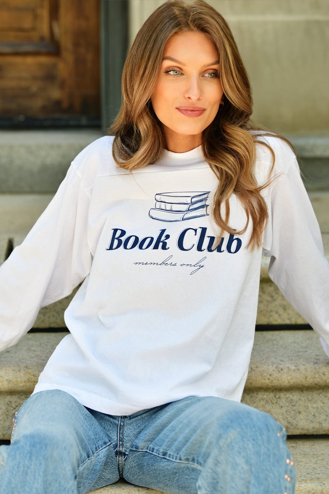SUNNY SOMEWHERE BOOK CLUB TEE