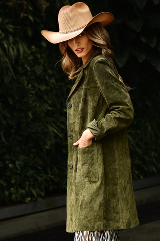 SUEDE TRENCH HERB TOPPER