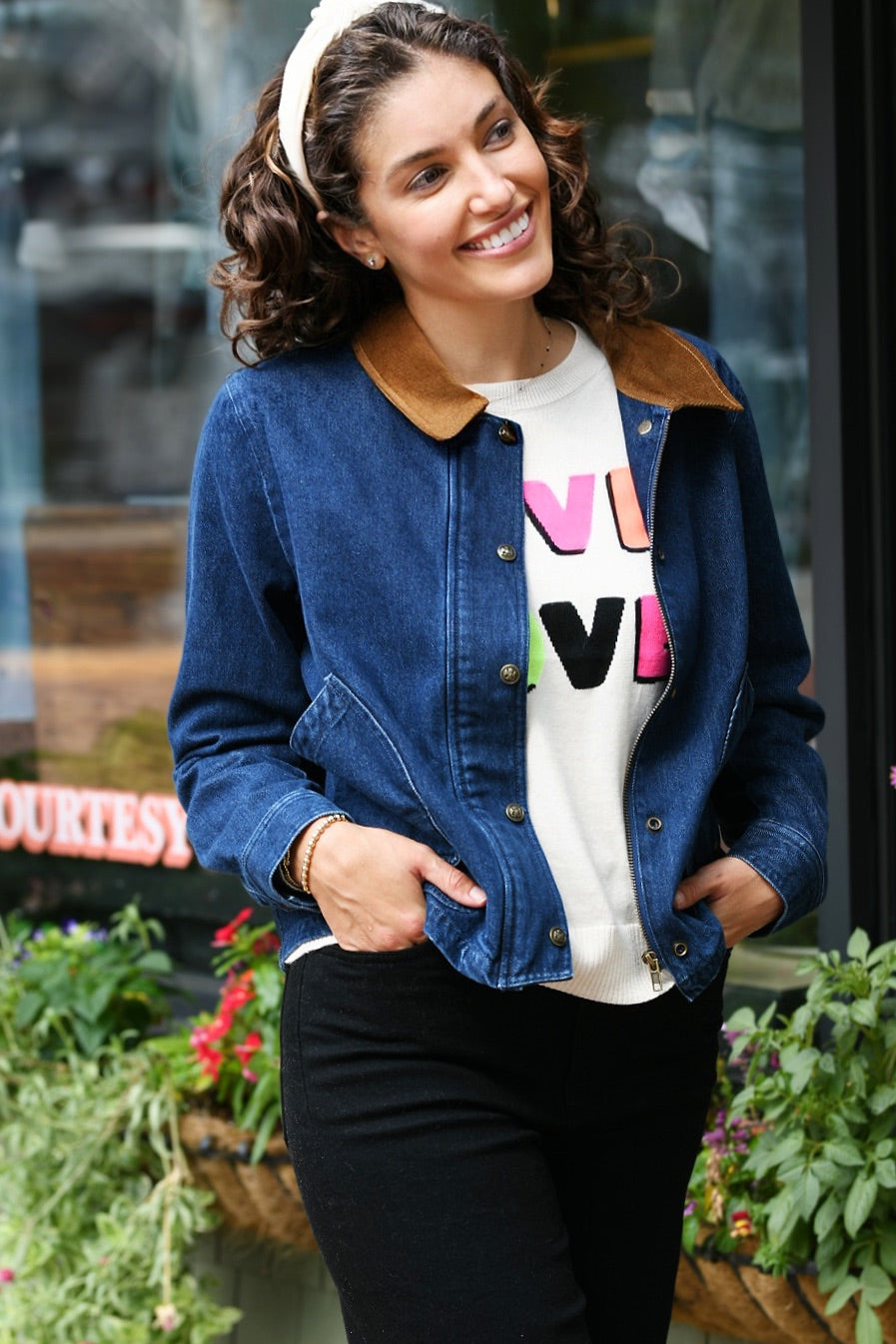 ELLIOTT LAUREN DENIM JEAN JACKET