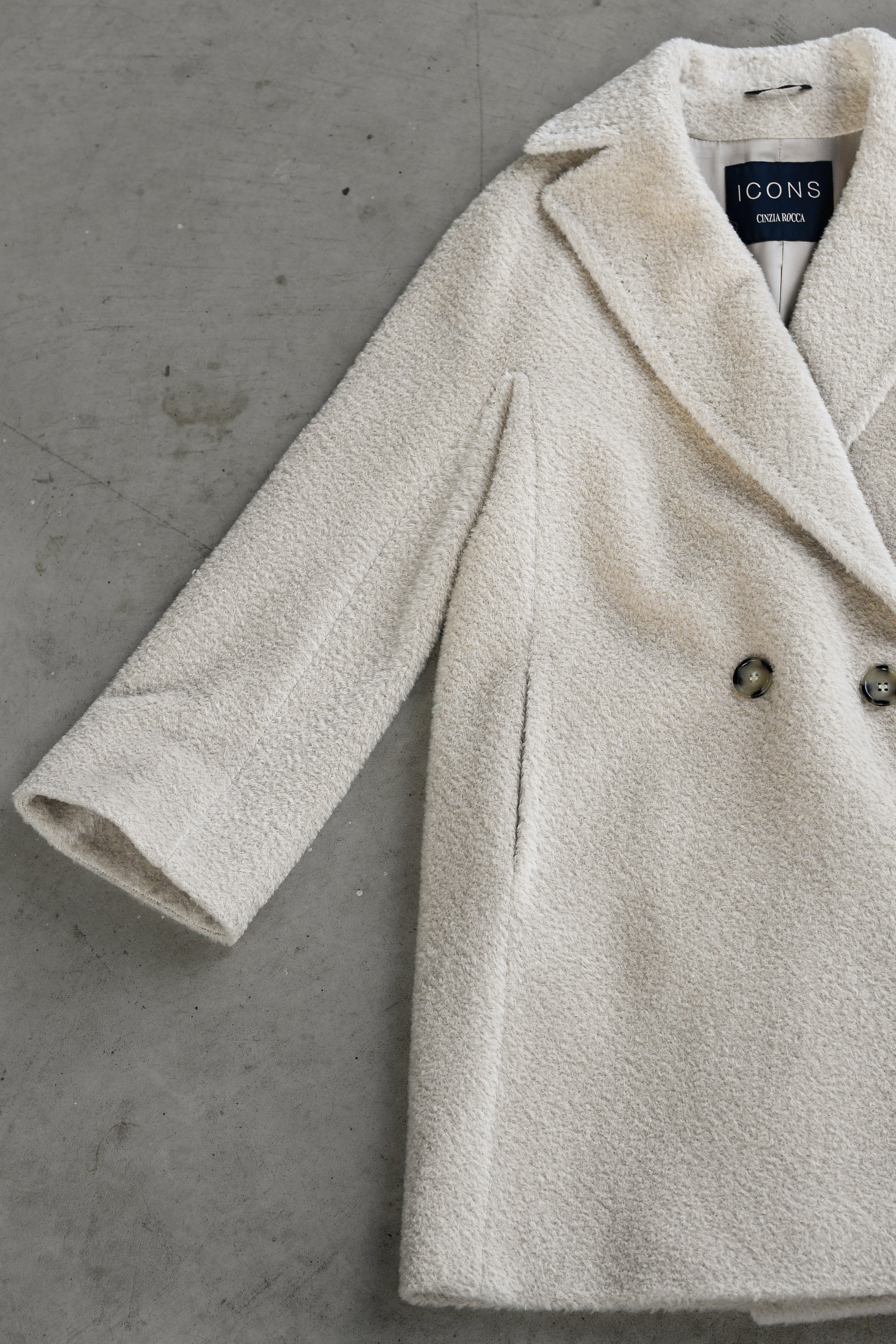 ICON CINZIA ROCCA IVORY COAT