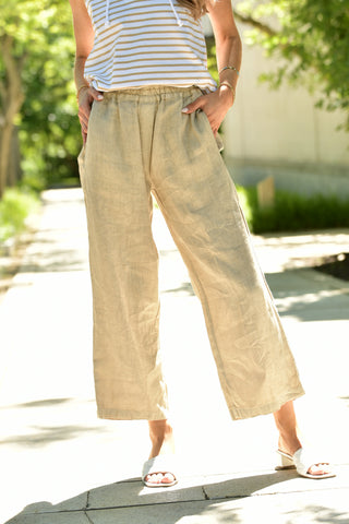 HARIS  LINEN BEACH PANT