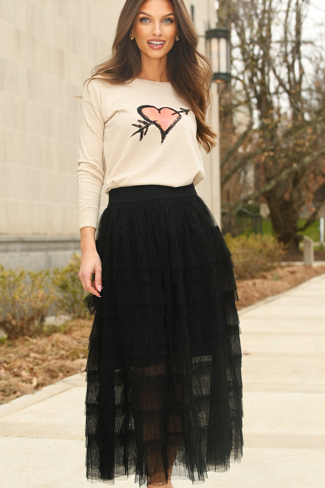 ELLIOTT LAUREN TULLE SKIRT