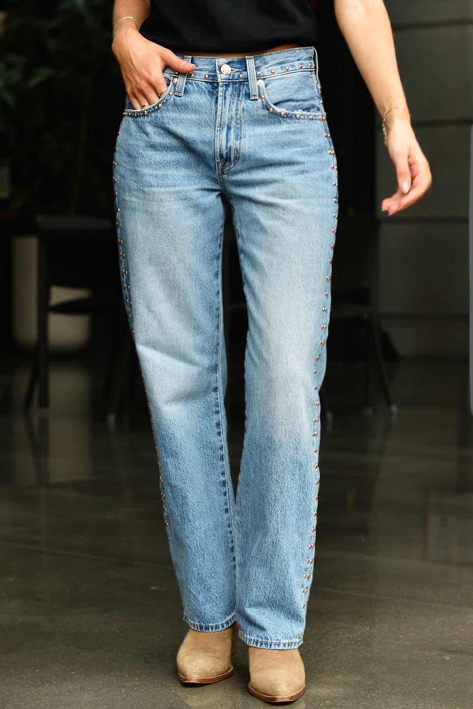 HELLO NITE PUMICE STONE JEAN