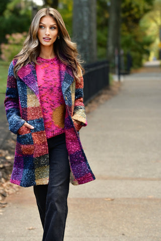 ELLIOTT LAUREN BOUCLE KNIT JACKET