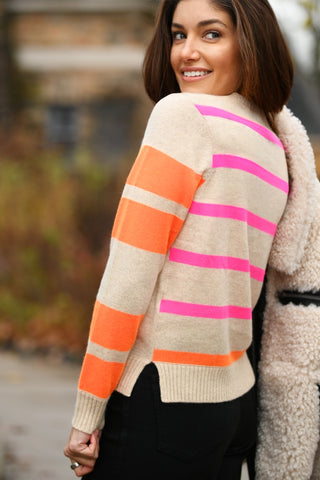 BRODIE MAYA CREW CYGNET SWEATER