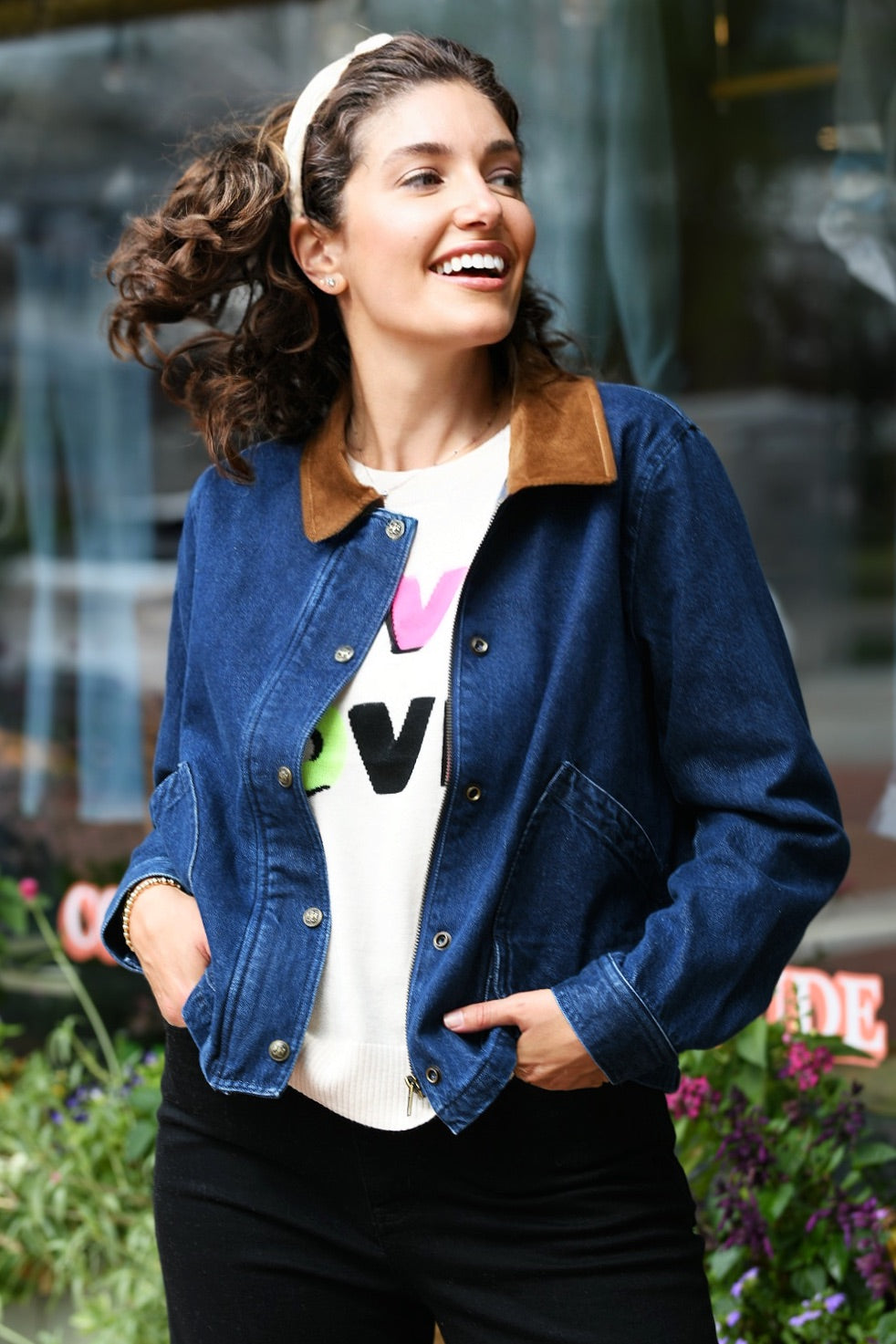 ELLIOTT LAUREN DENIM JEAN JACKET