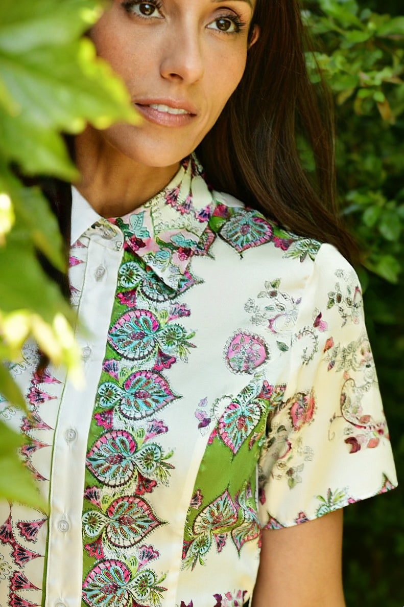 LAVENDER BROWN MARLEE SHIRT DRESS CARABELLA / Oakmont LAVENDER BROWN MARLEE SHIRT DRESS CARABELLA / Oakmont