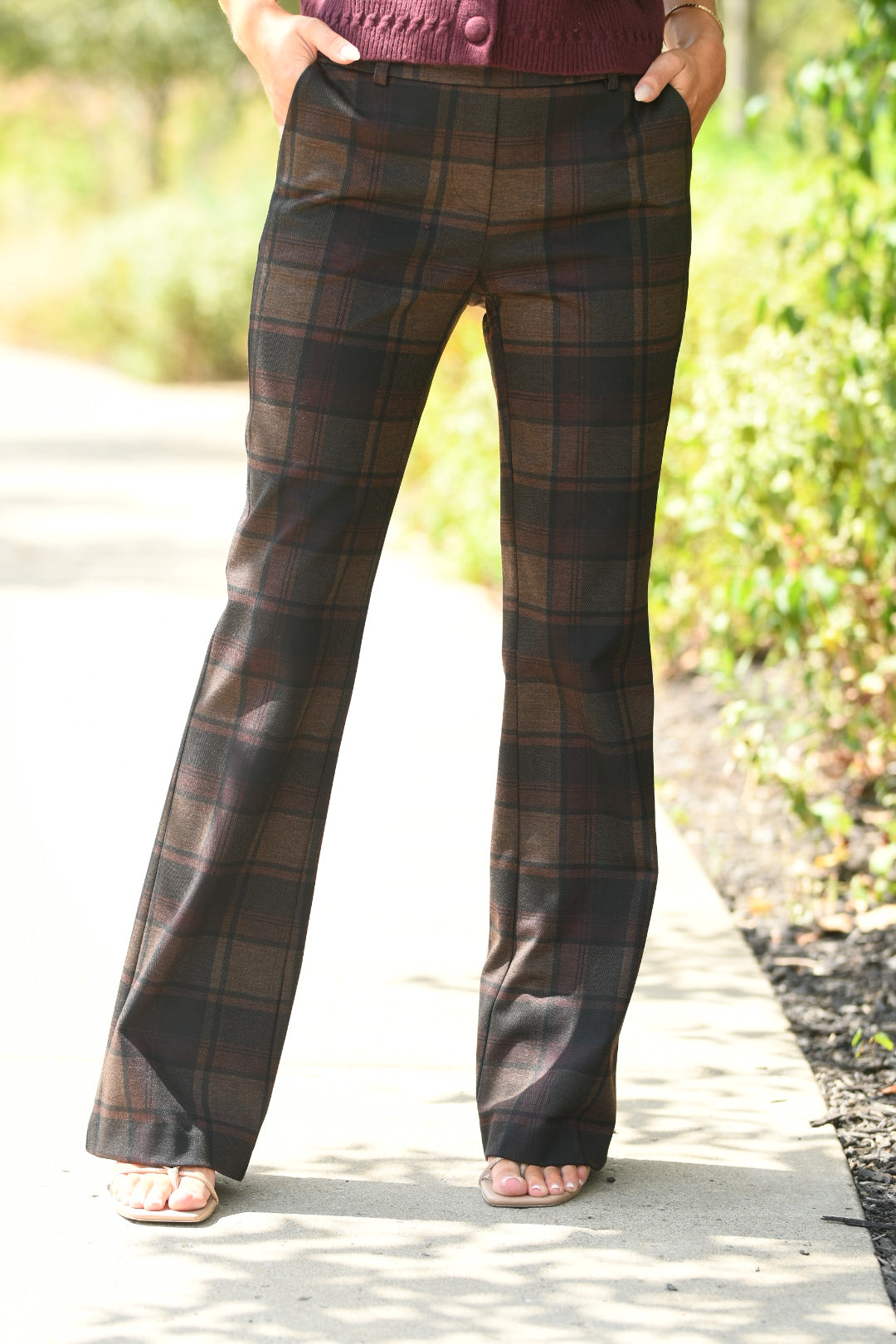 ILTM PLAID BEDFORD PANT