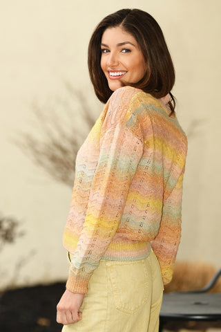 LISA TODD DREAMSICLE SUMMER CARDIGAN