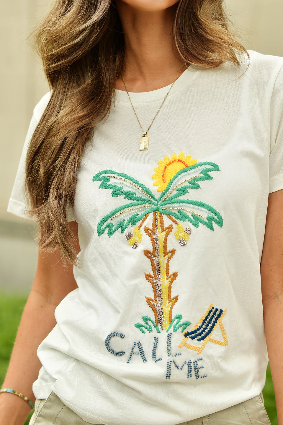 ME369 CALL ME PALM 🌴 TEE