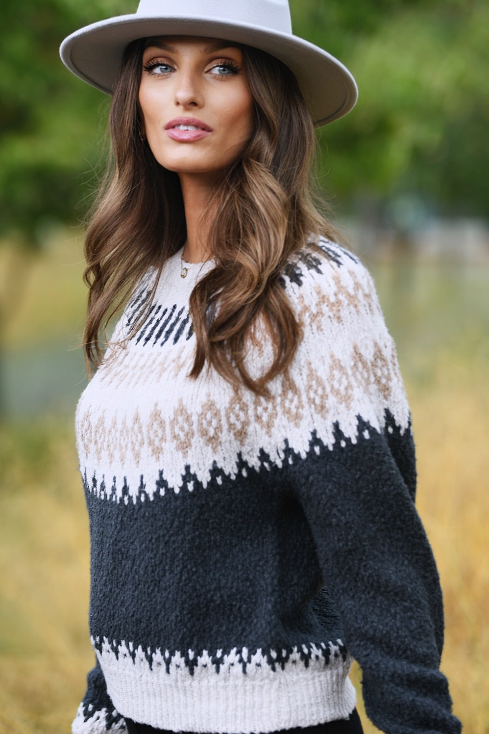 AUTUMN CASHMERE FAIRISLE SWEATER
