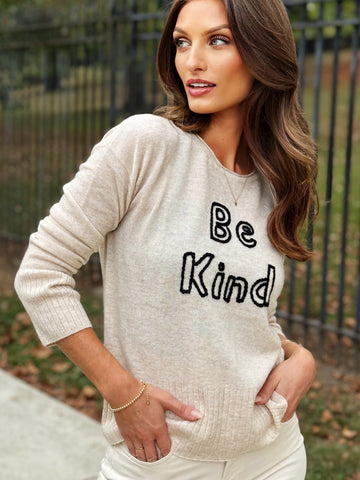 LISA TODD 'BE KIND' SWEATER