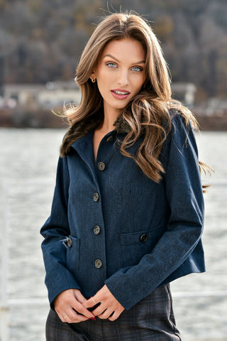 DREW INDIGO ODETTE JACKET