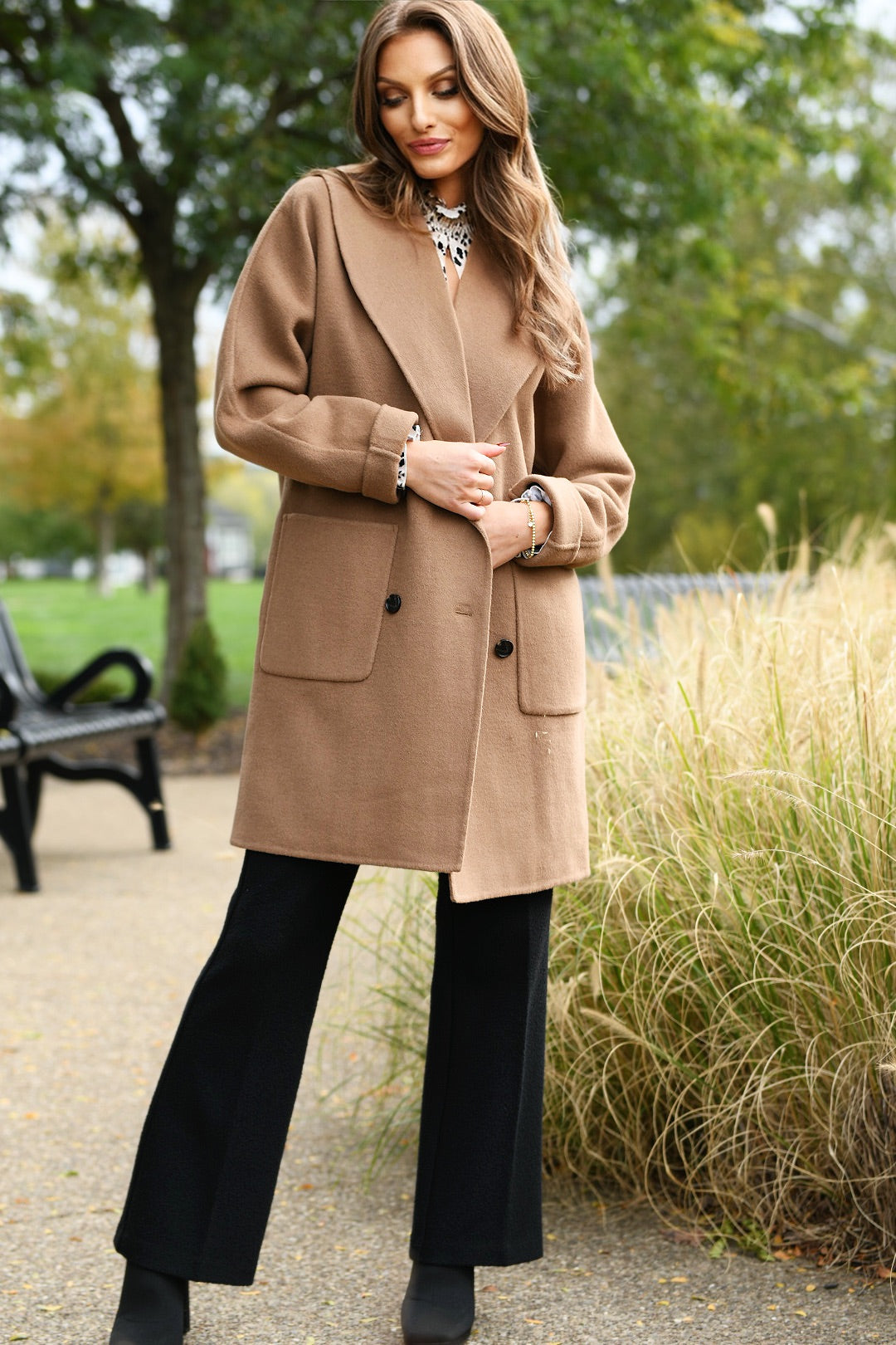 RAILS NILY CAMEL COAT
