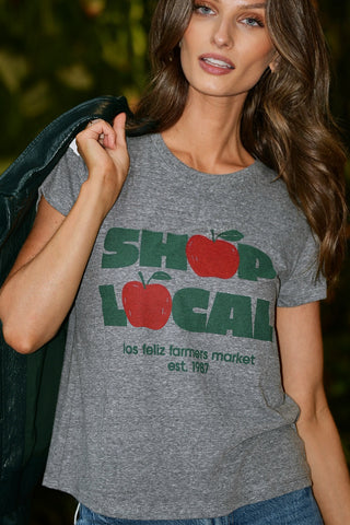 SUNNY SOMEWHERE SHOP LOCAL TEE