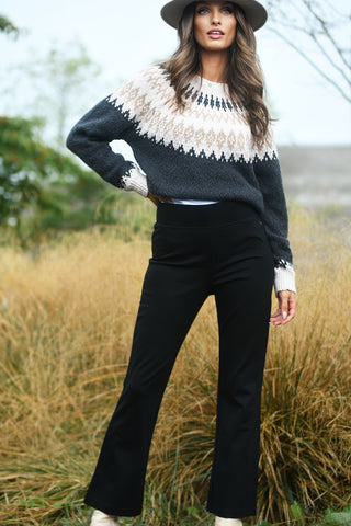 AG SALMA BLACK PULL ON PANT