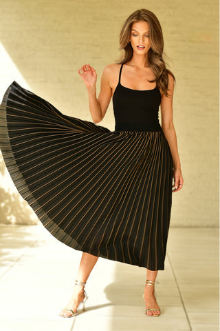 ELLIOTT LAUREN PLEATED SKIRT