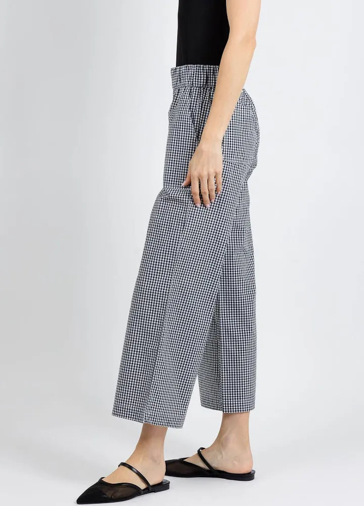 ELLIOTT LAUREN BLACK AND WHITE GINGHAM PANT