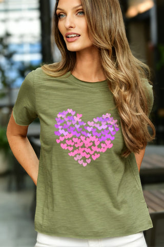 LISA TODD HEAT BEATS MOSS TEE