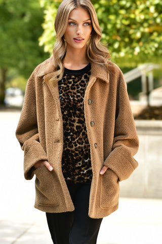 CINZIA ROCCA CAMEL COAT