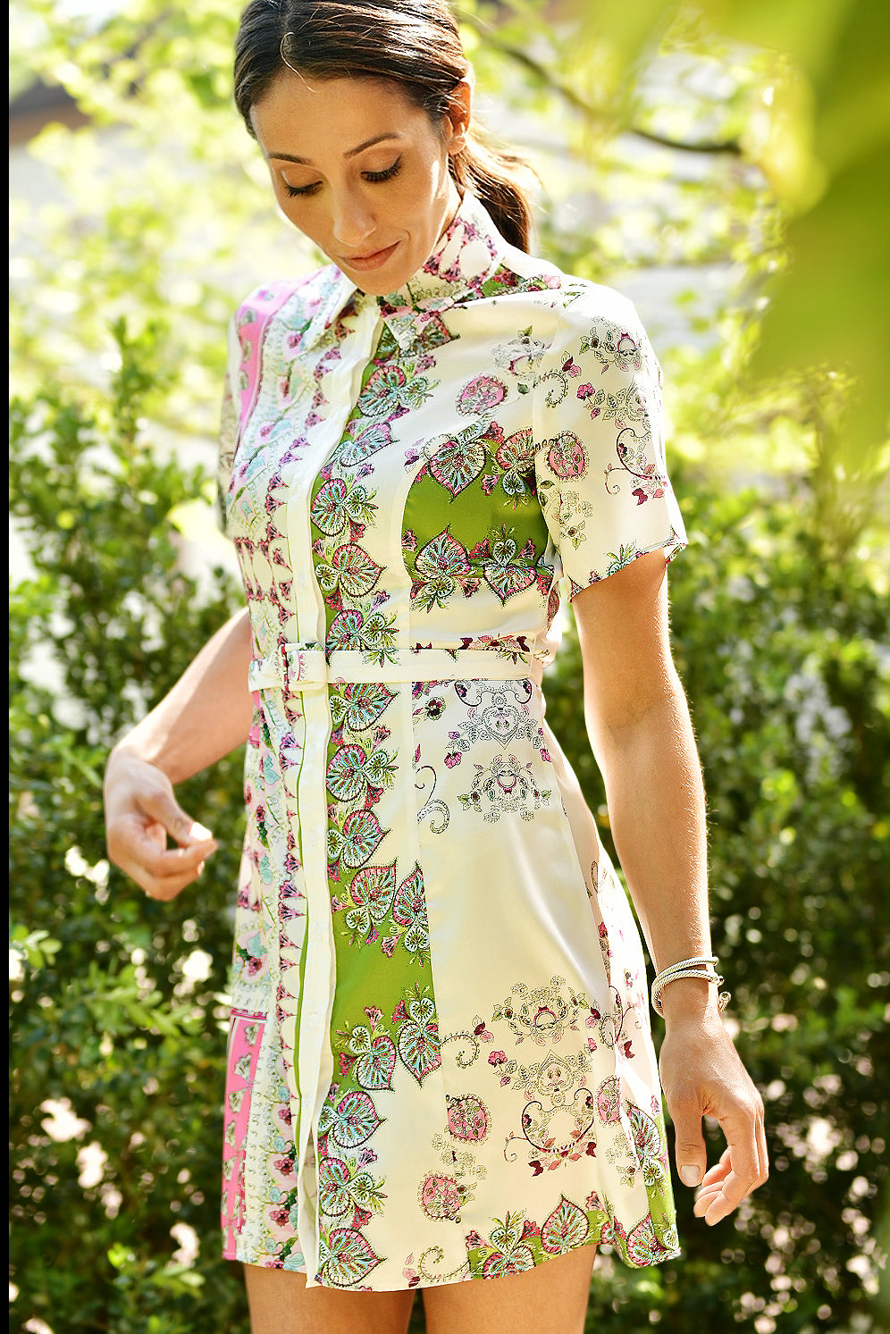 LAVENDER BROWN MARLEE SHIRT DRESS CARABELLA / Oakmont LAVENDER BROWN MARLEE SHIRT DRESS CARABELLA / Oakmont