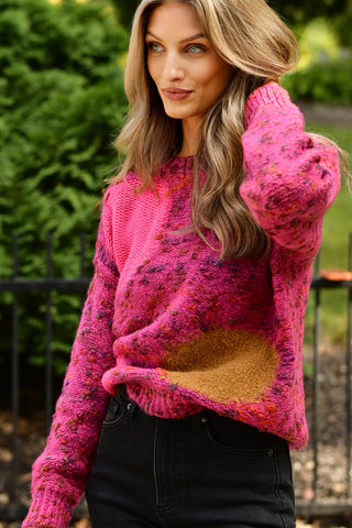 LISA TODD BOLLE BOLLE PINK SWEATER