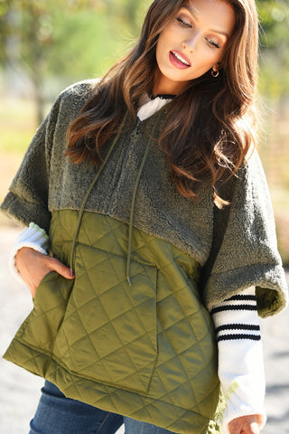 ECHO HOODED PONCHO