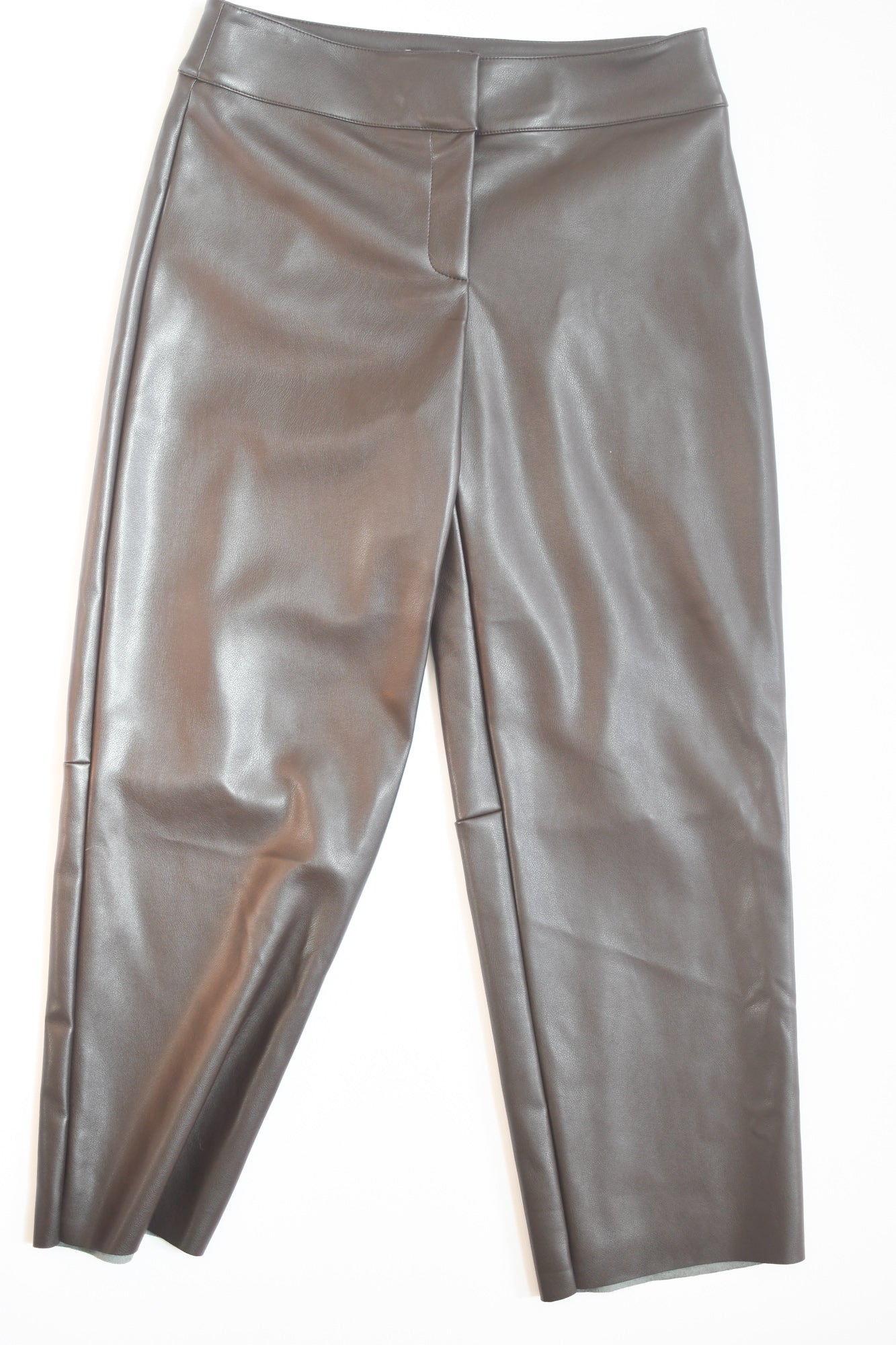 DREW RILEY CHOCOLATE FAUX LEATHER PANT