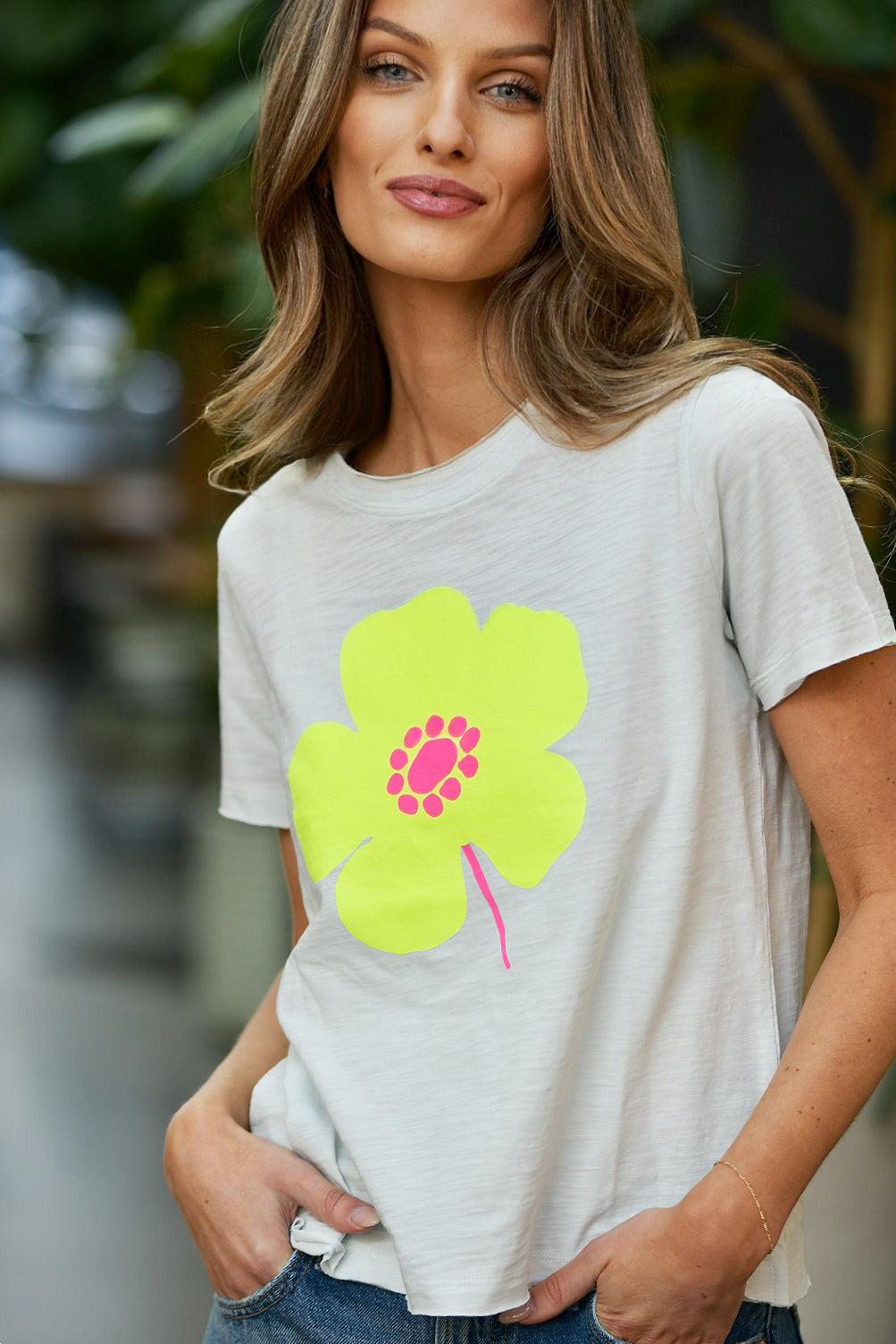 LISA TODD SALTY POSY  TEE