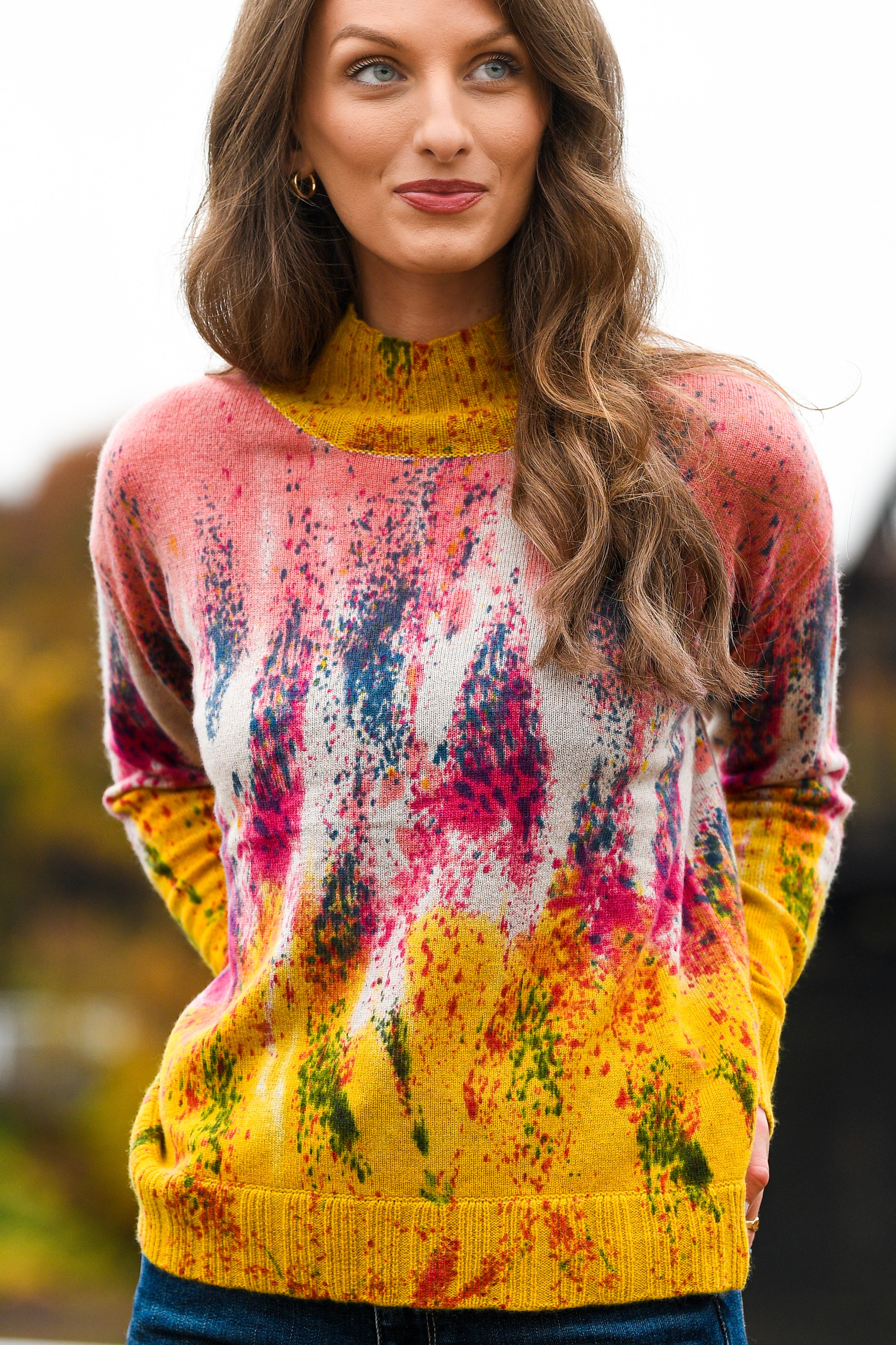 LISA TODD TECHNICOLOR SOLAR SWEATER