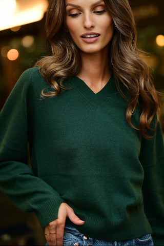 COLORUSH MINI V COLLEGE SWEATER