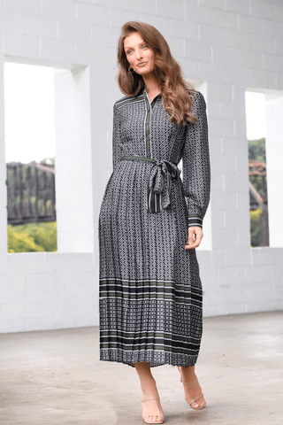 SHOSHANNA BRIGHTON OLIVE DRESS