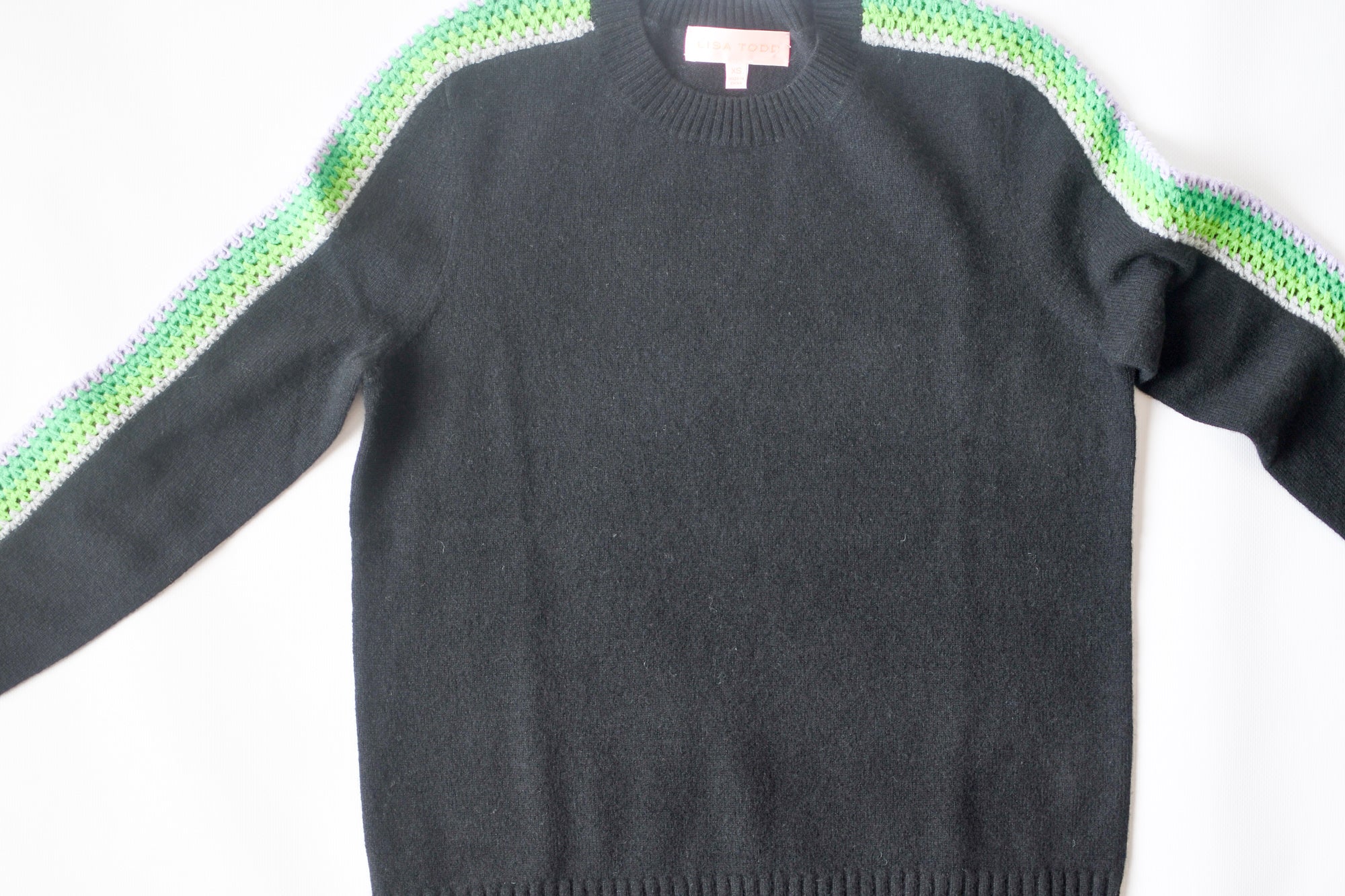 LISA TODD LINKED IN ONYX SWEATER