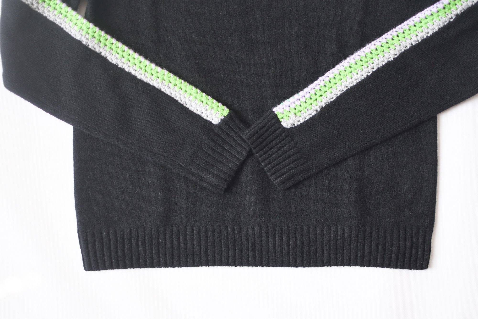 LISA TODD LINKED IN ONYX SWEATER