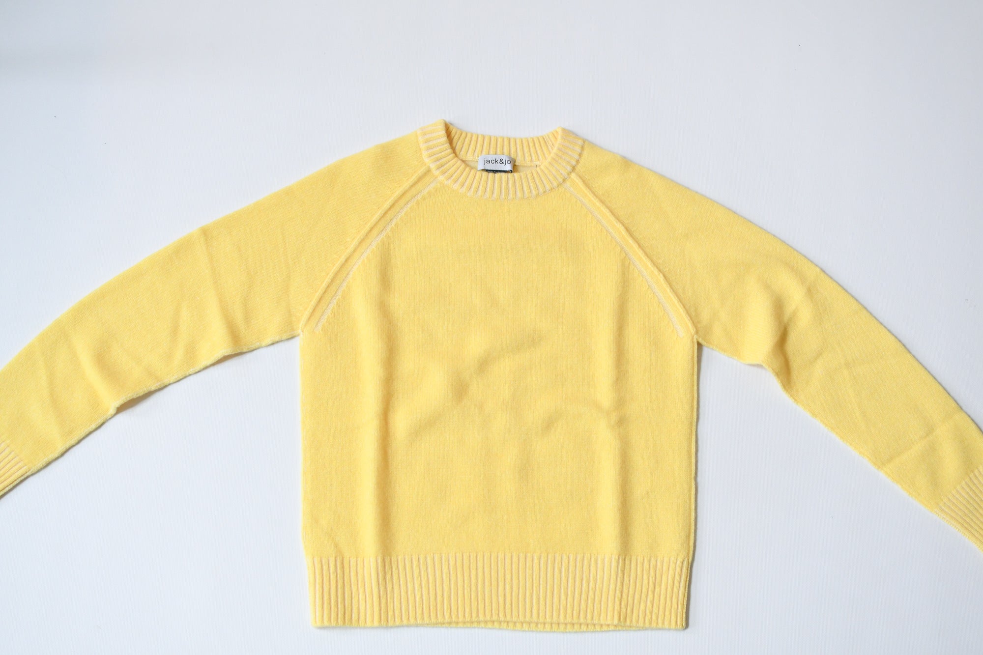 JACK & JO LEMON CREW NECK SWEATER