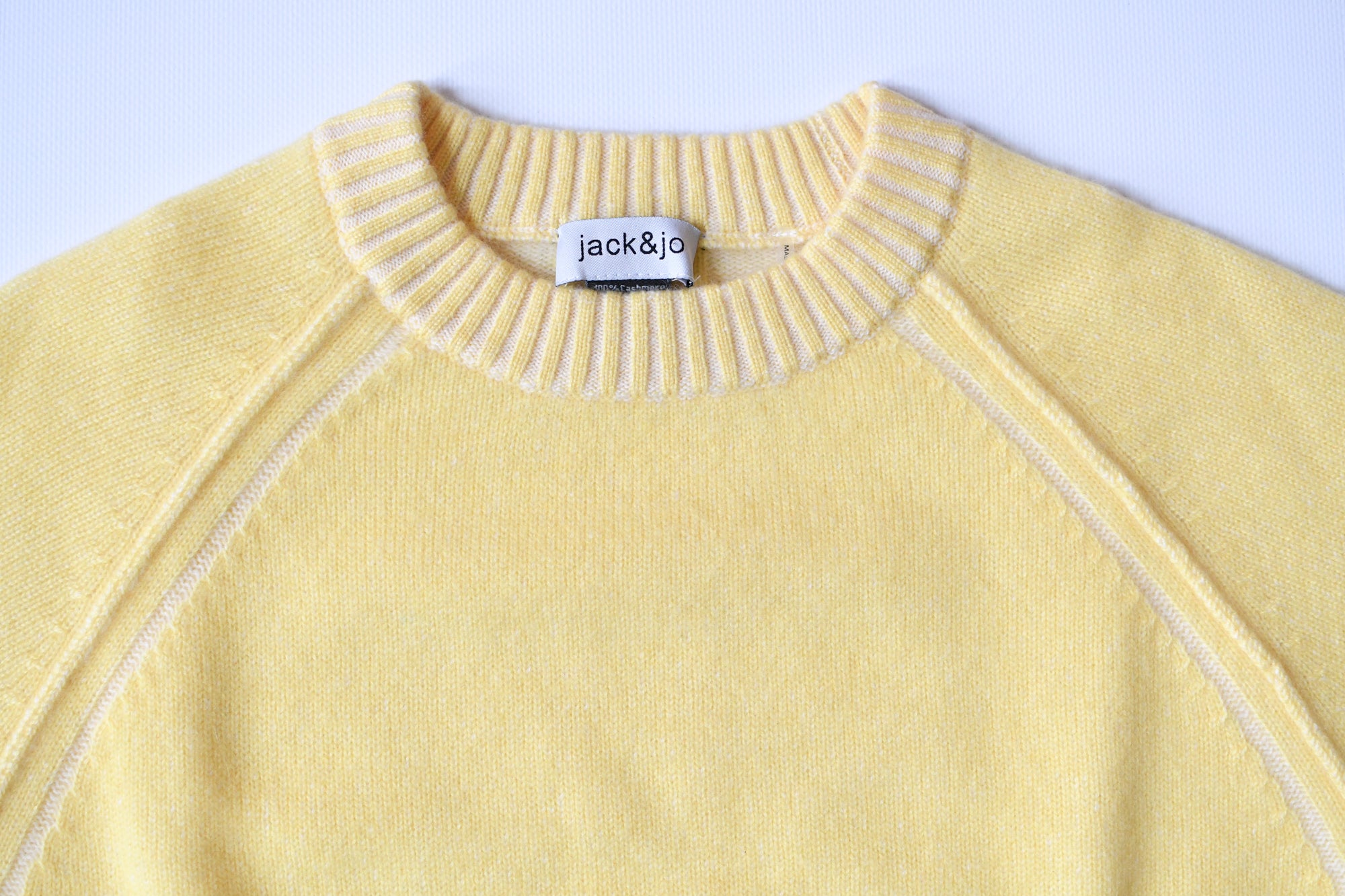 JACK & JO LEMON CREW NECK SWEATER