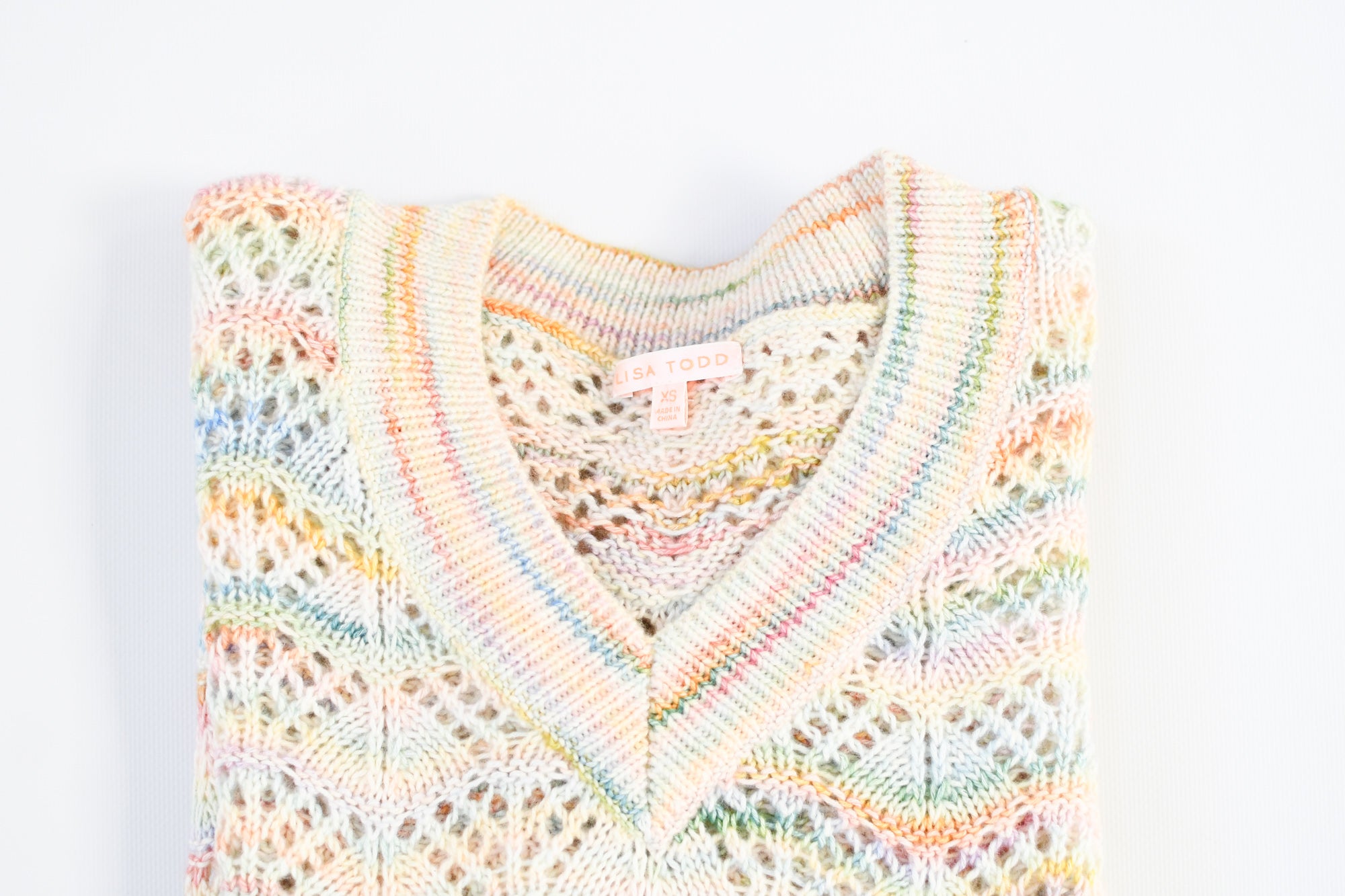 LISA TODD DREAM WEAVER MULTI COLOR SWEATER