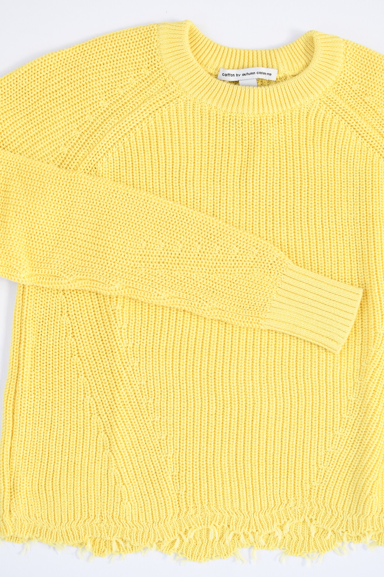 AUTUMN CASHMERE DAFFODIL COTTON SWEATER