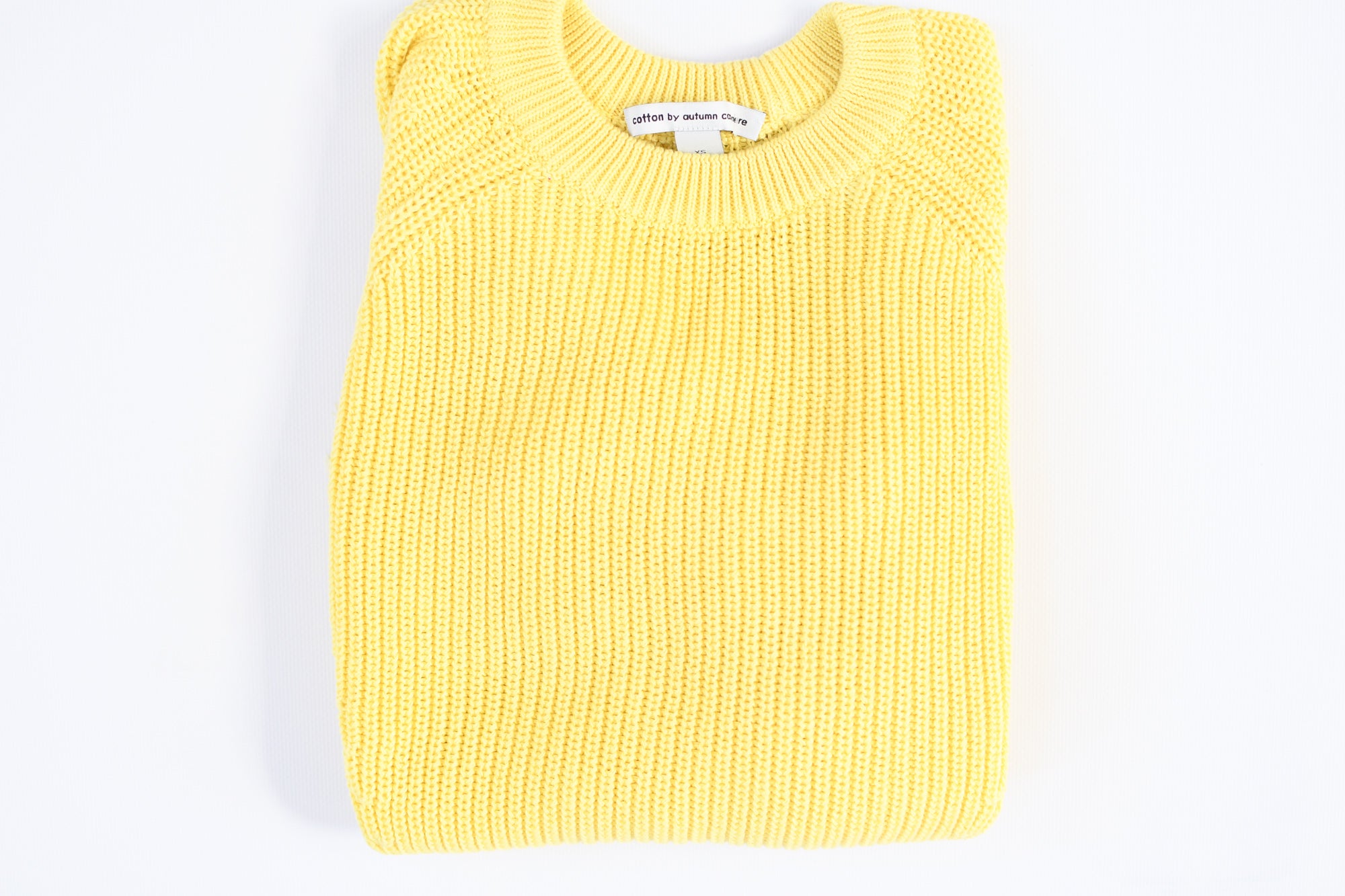 AUTUMN CASHMERE DAFFODIL COTTON SWEATER
