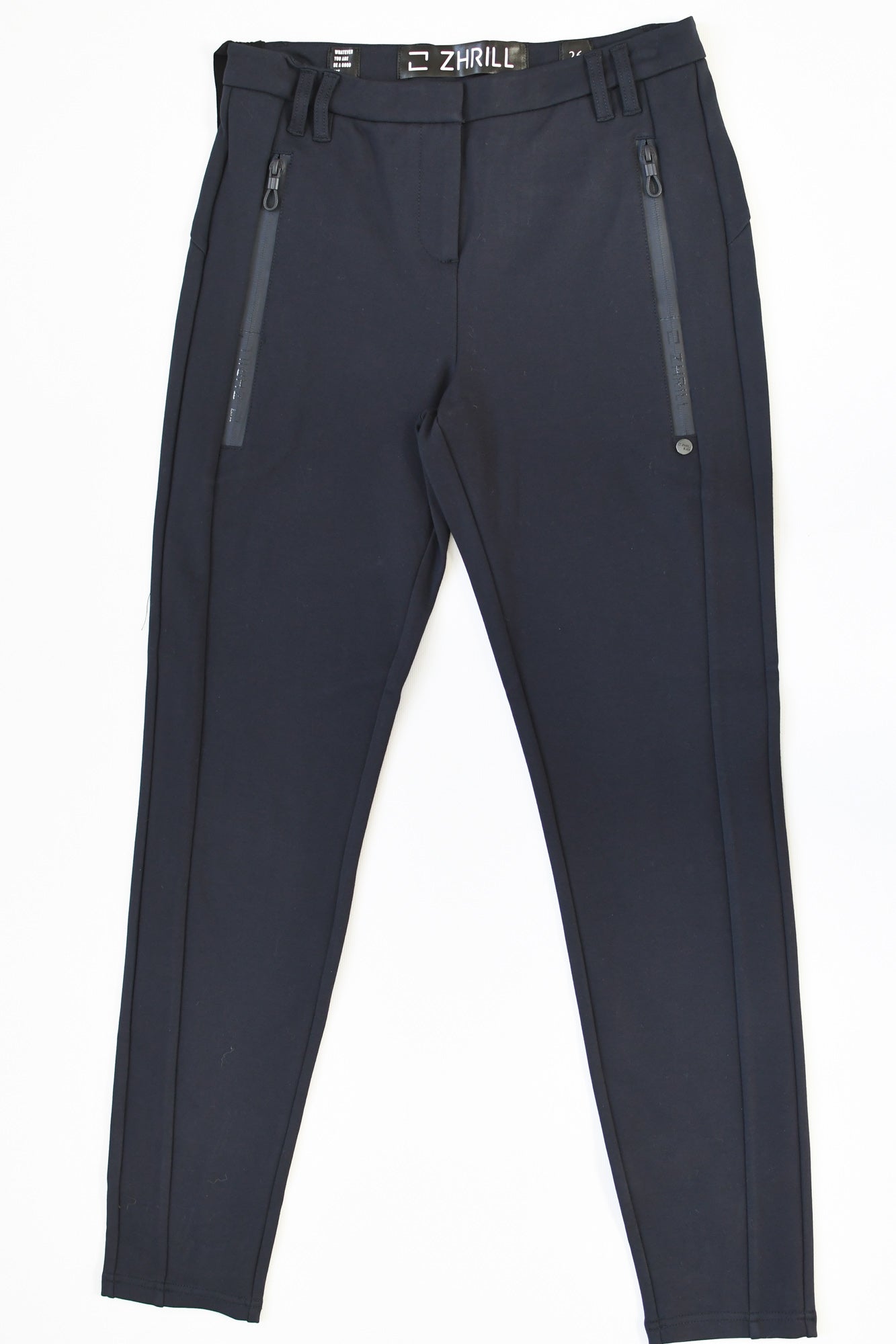 ZHRILL CHIARA SOLID BLUE  PANT