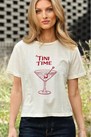 SUNNY SOMEWHERE TINI TIME TEE